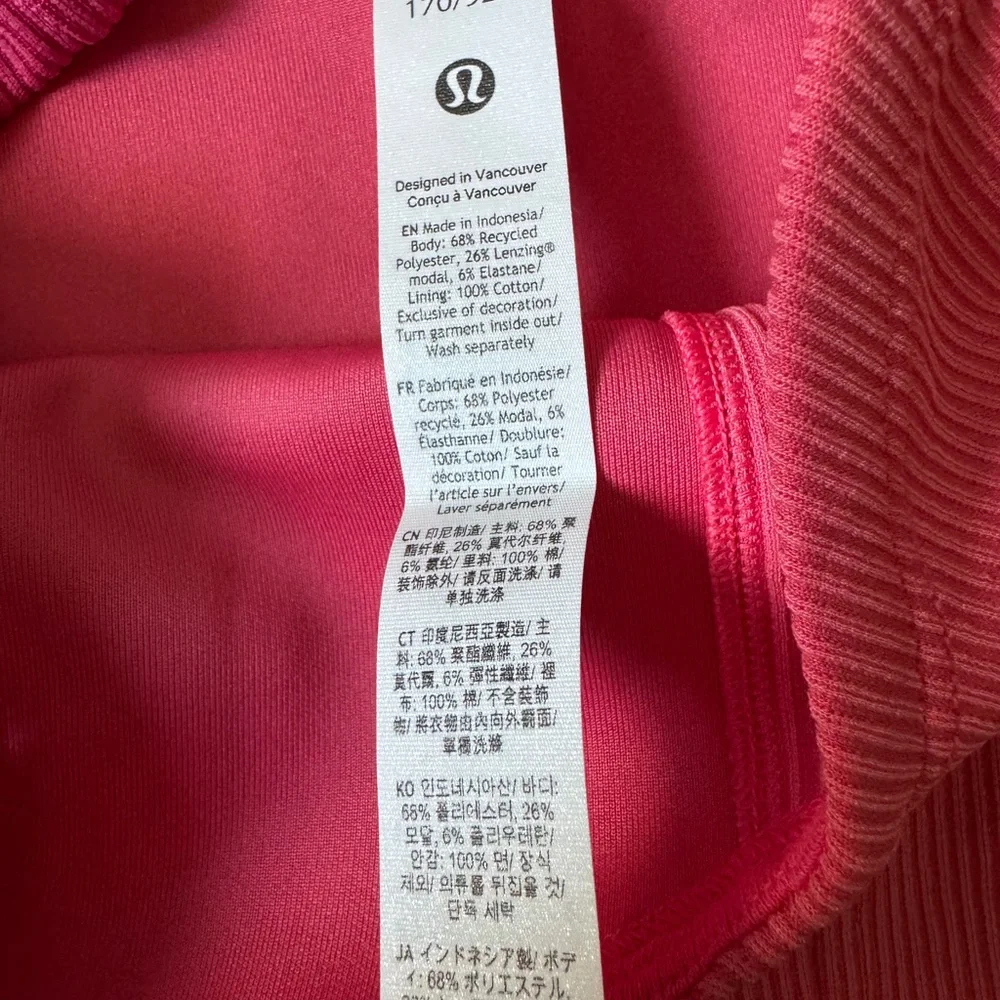 Lululemon Ribbed Softstreme Sweetheart Tank size M - Picture 3 of 4